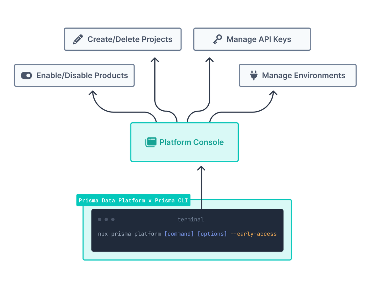 Prisma CLI x Prisma Data Platform