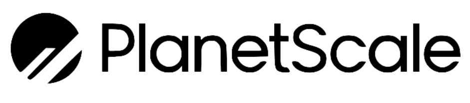 The logo of planetscale.com