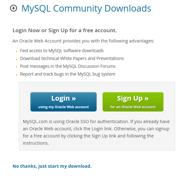 MySQL skip account creation